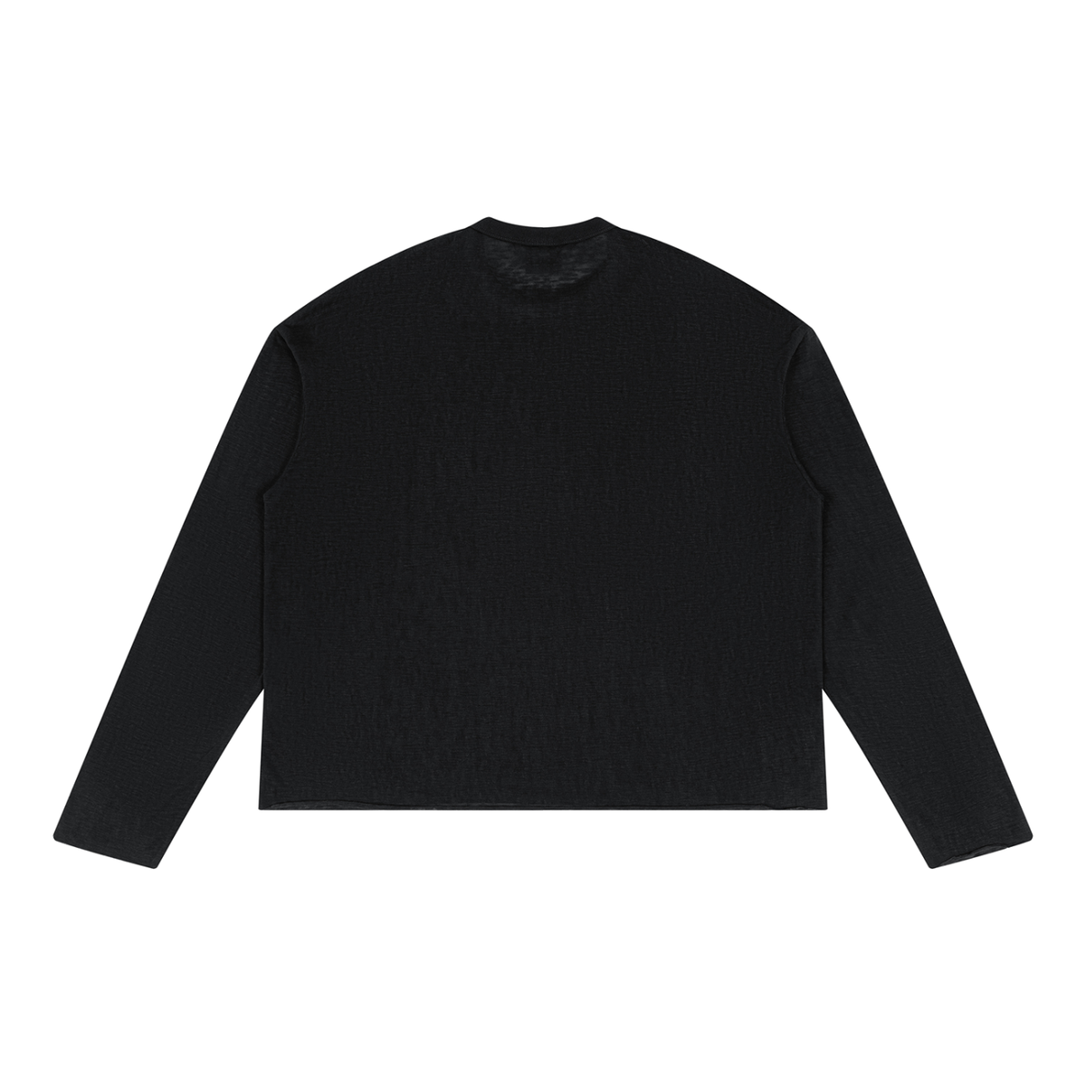 Raw Edge Long Sleeve T