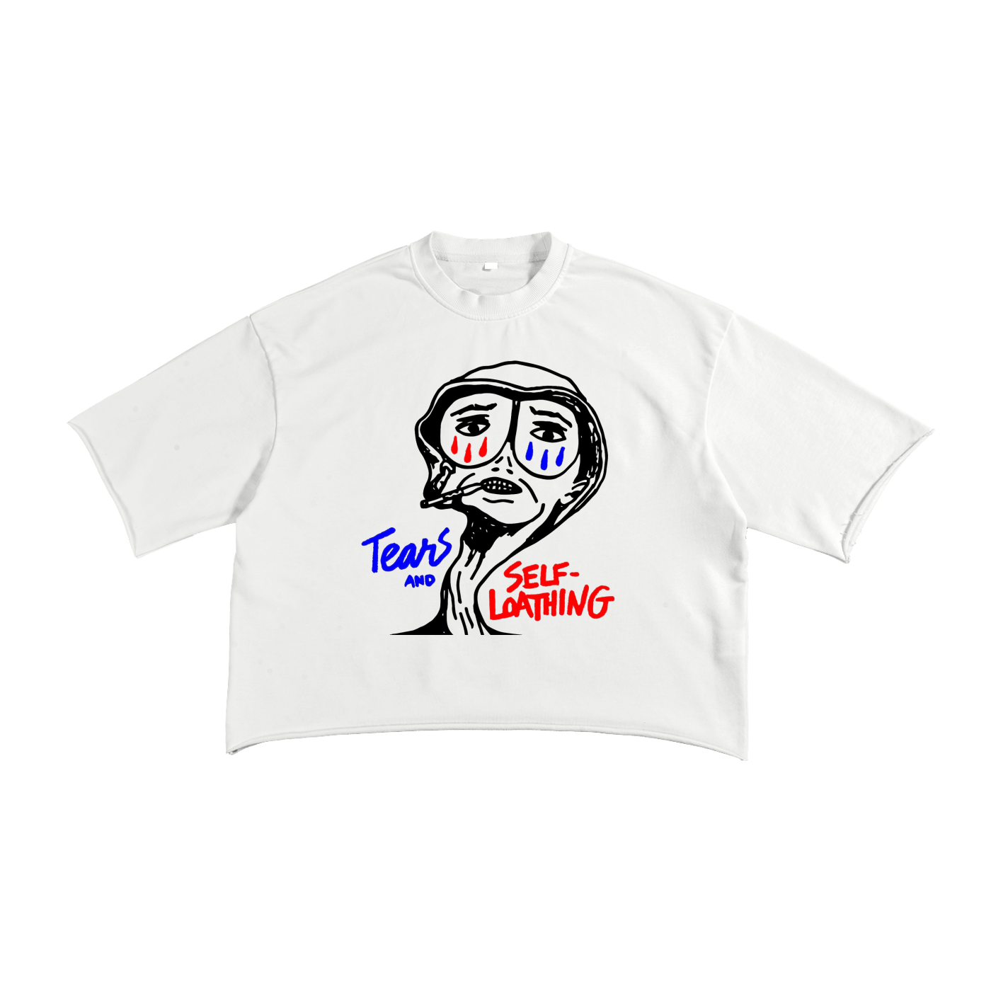 French Terry Raw Edge T
