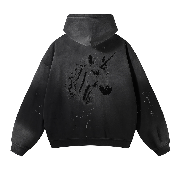 DISTRESSED HOODIE