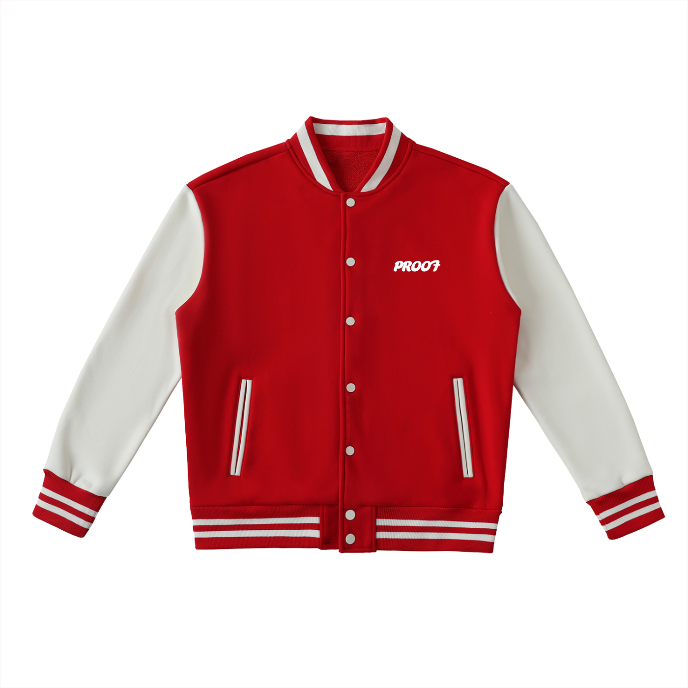 Fleeced Varsity Jacket