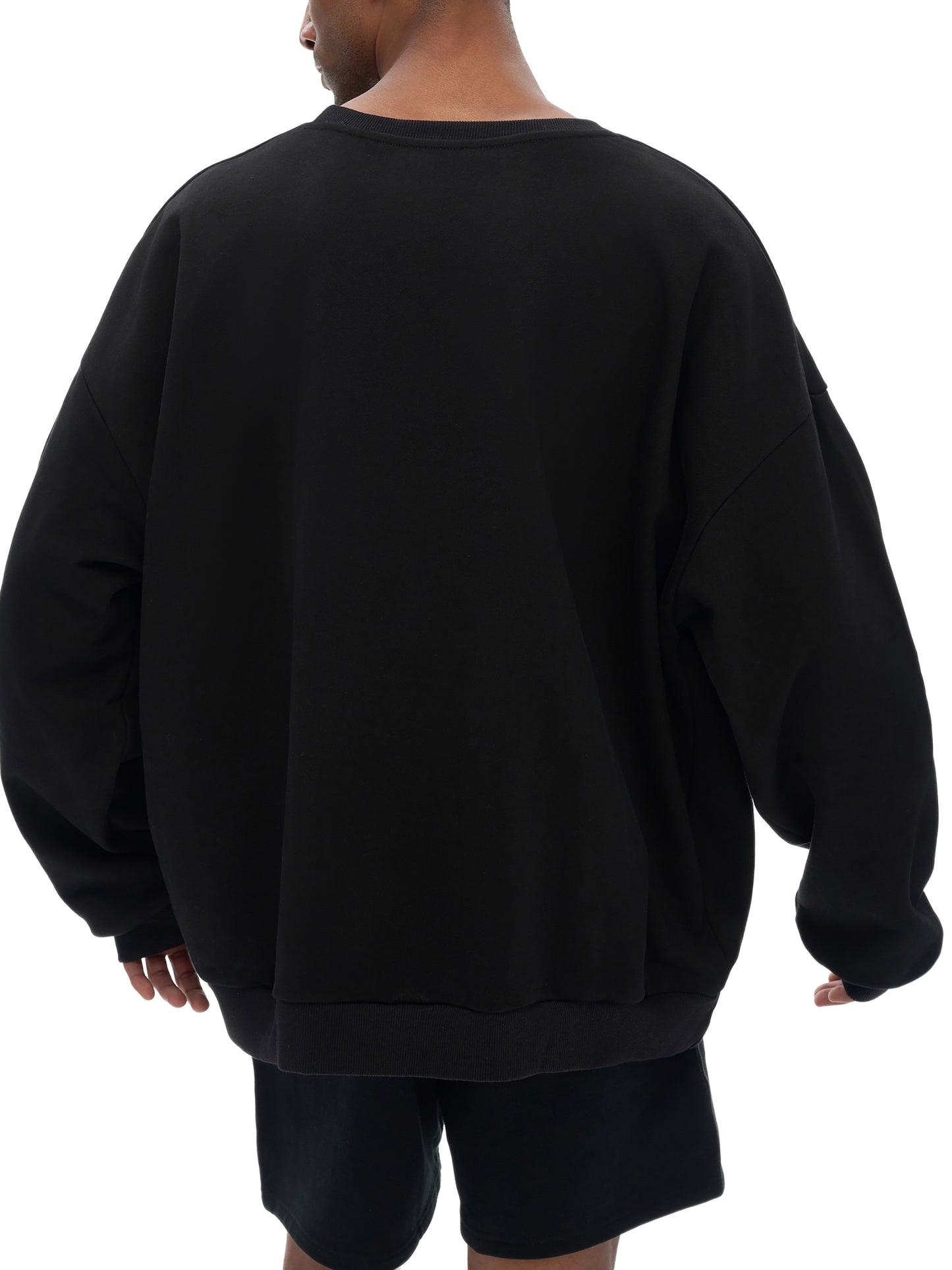 Heavyweight Drop Shoulder Oversized Fleece Sweatshirt