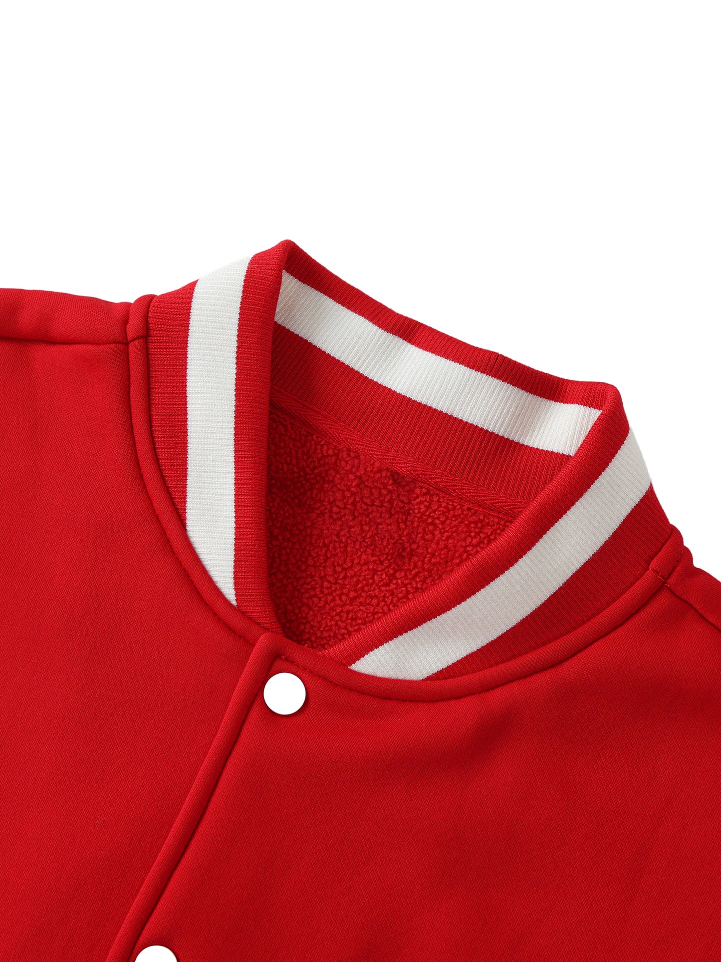 Fleeced Varsity Jacket