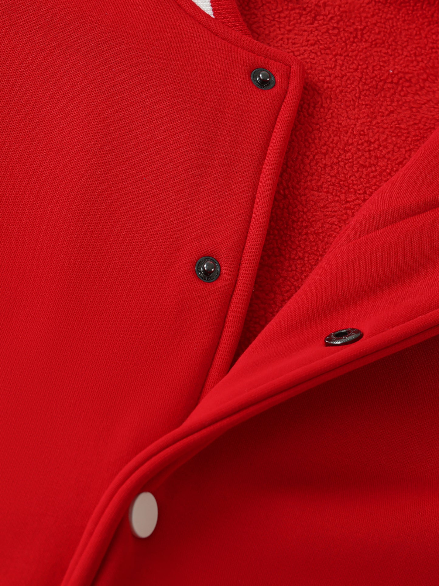 Fleeced Varsity Jacket