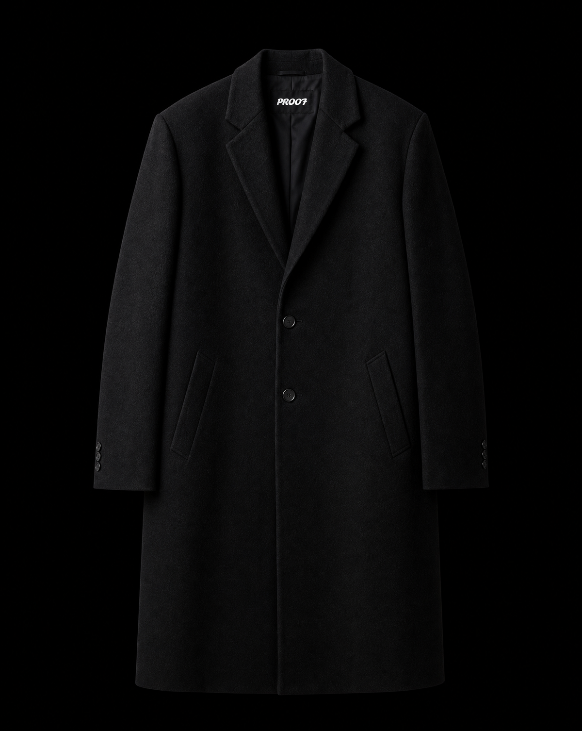 Wool overcoat trench