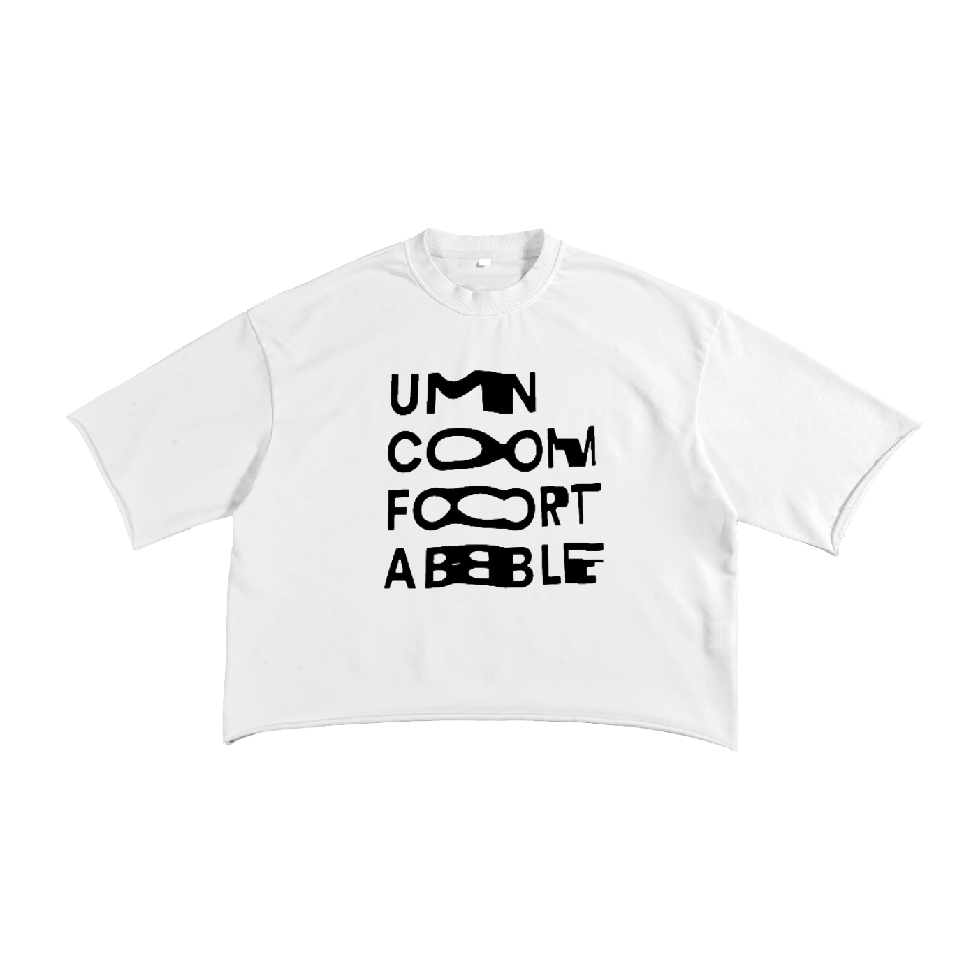 French Terry Raw Edge T-Shirt