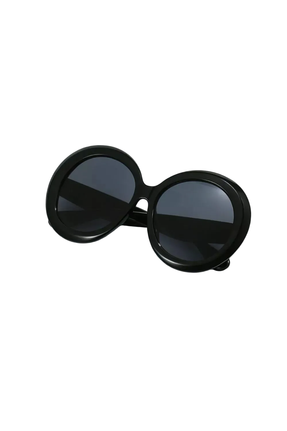 Womens Oversized Round Frame  Sunglasses