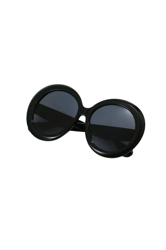 Womens Oversized Round Frame  Sunglasses