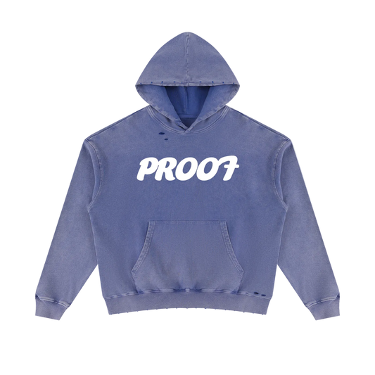 Mineral Wash Distressed Hoodie
