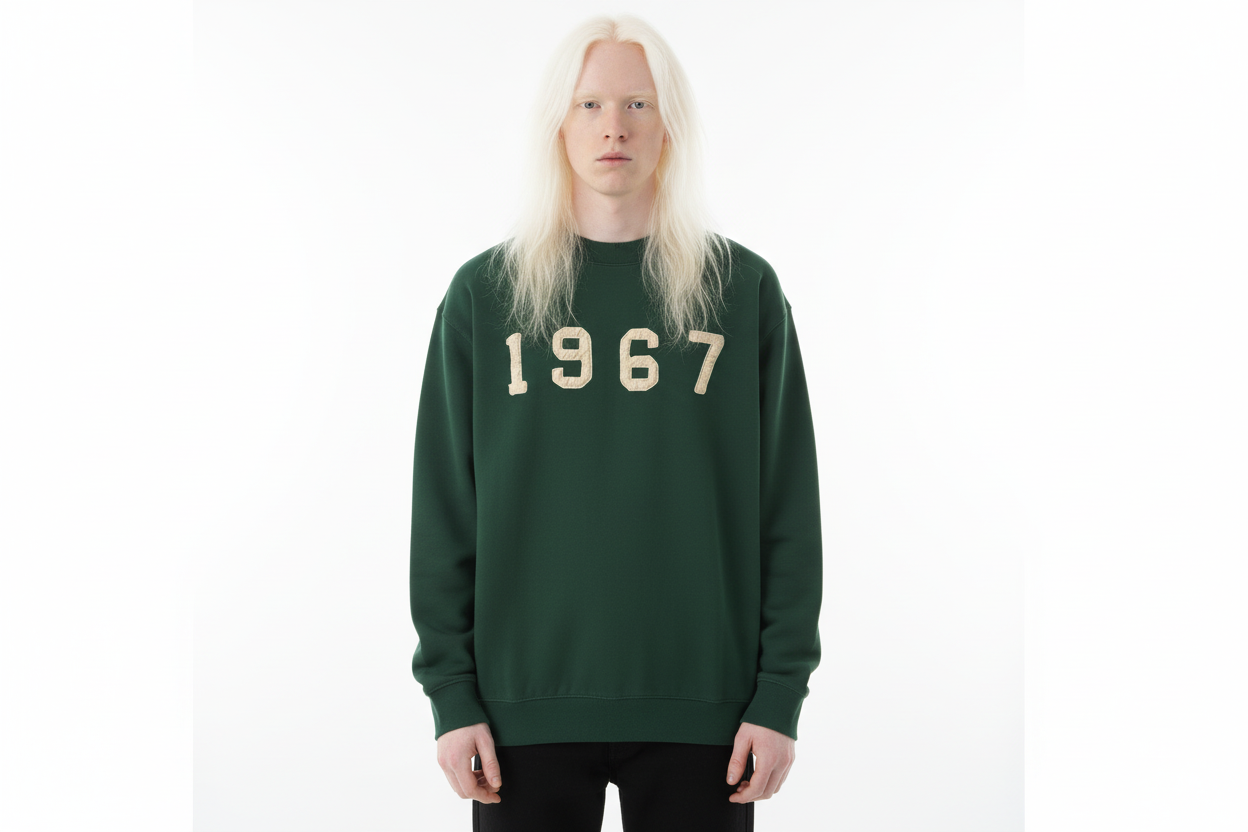 Drop Shoulder Crewneck Sweatshirt