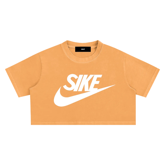 Snow Washed Crop Top