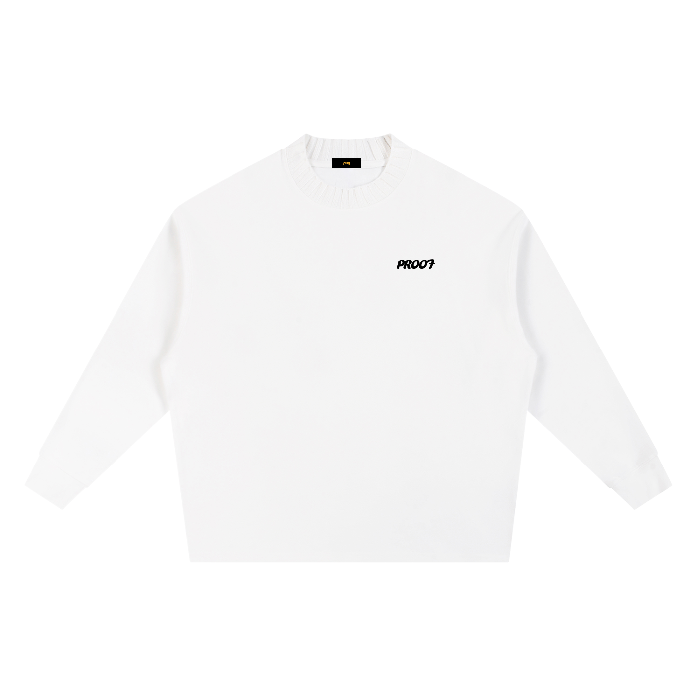 Knitted Round Neck Oversize Sweatshirt