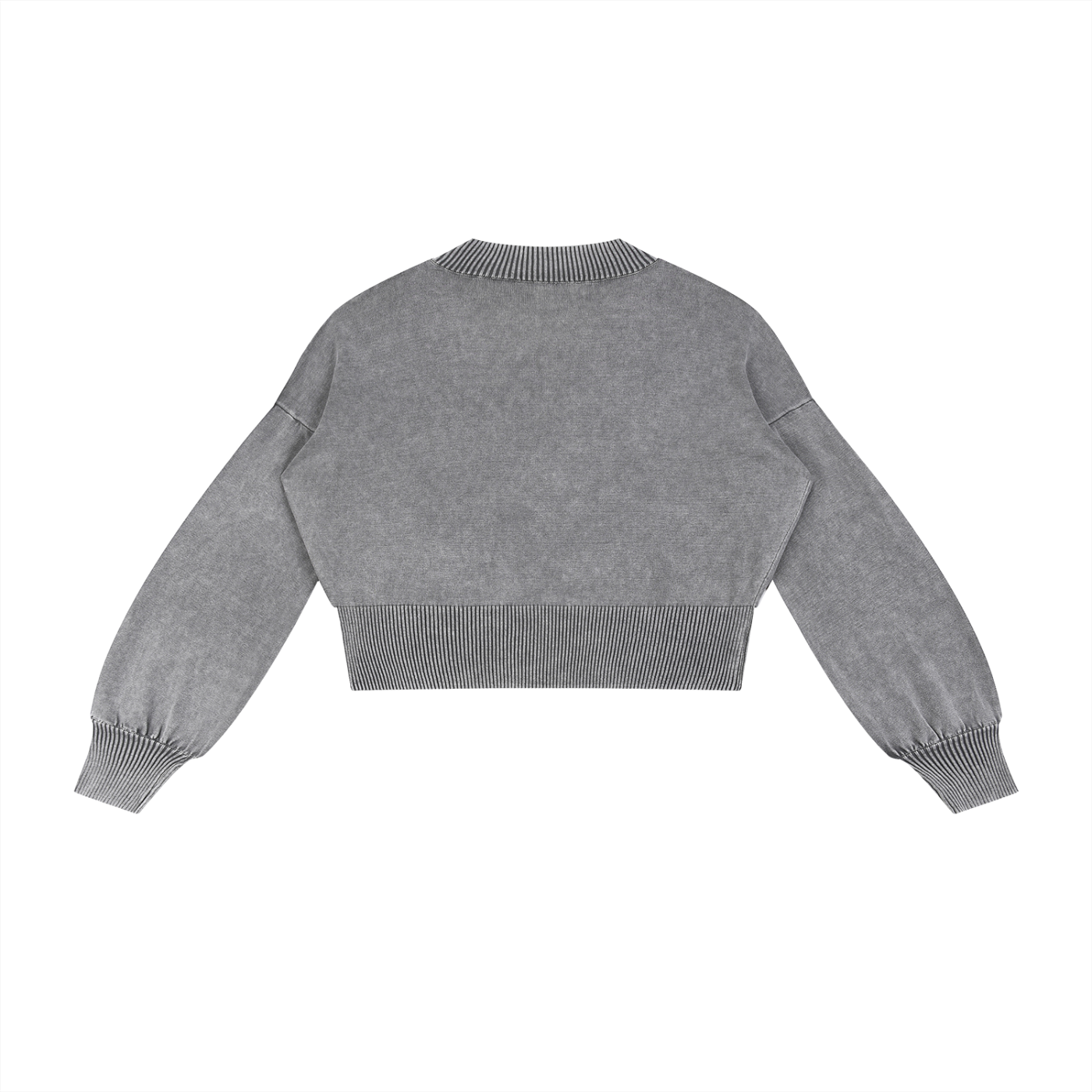 Mineral Wash Cropped Sweater