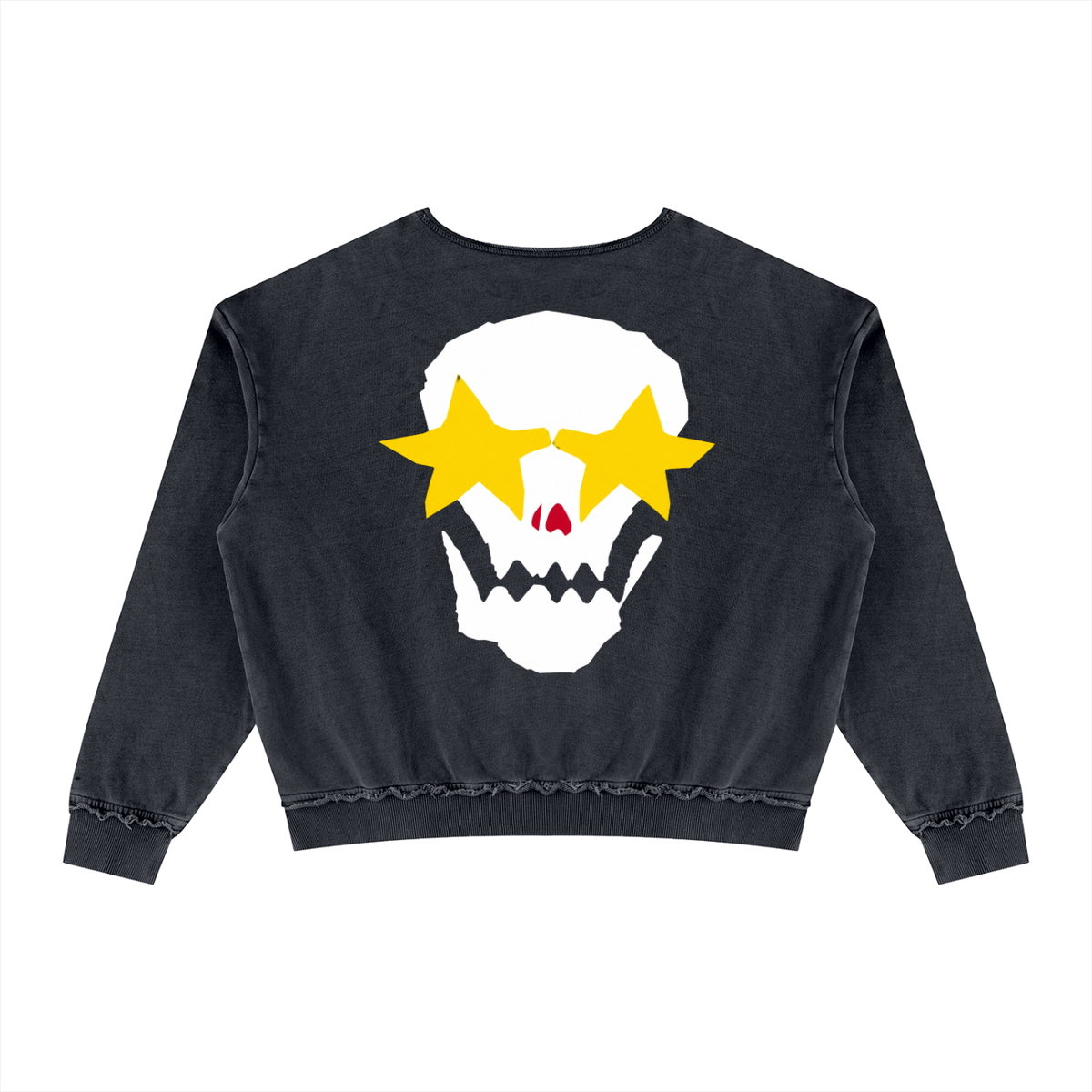 Raw Edge Crewneck Sweatshirt
