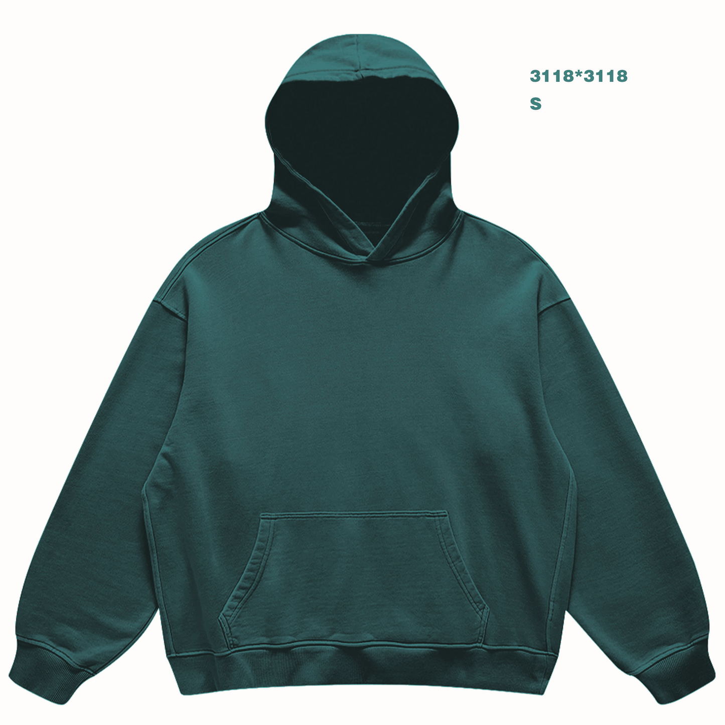 Active Heavyweight Oversized Retro Hoodie