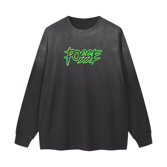 Gradient Vintage Washed Long Sleeve T