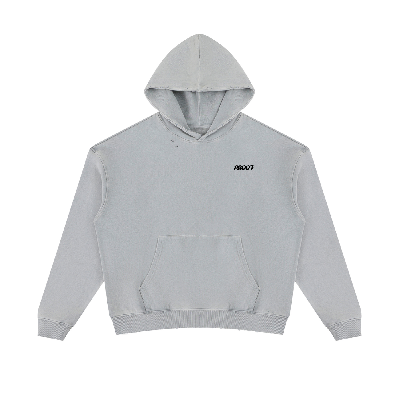 Mineral Wash Distressed Hoodie