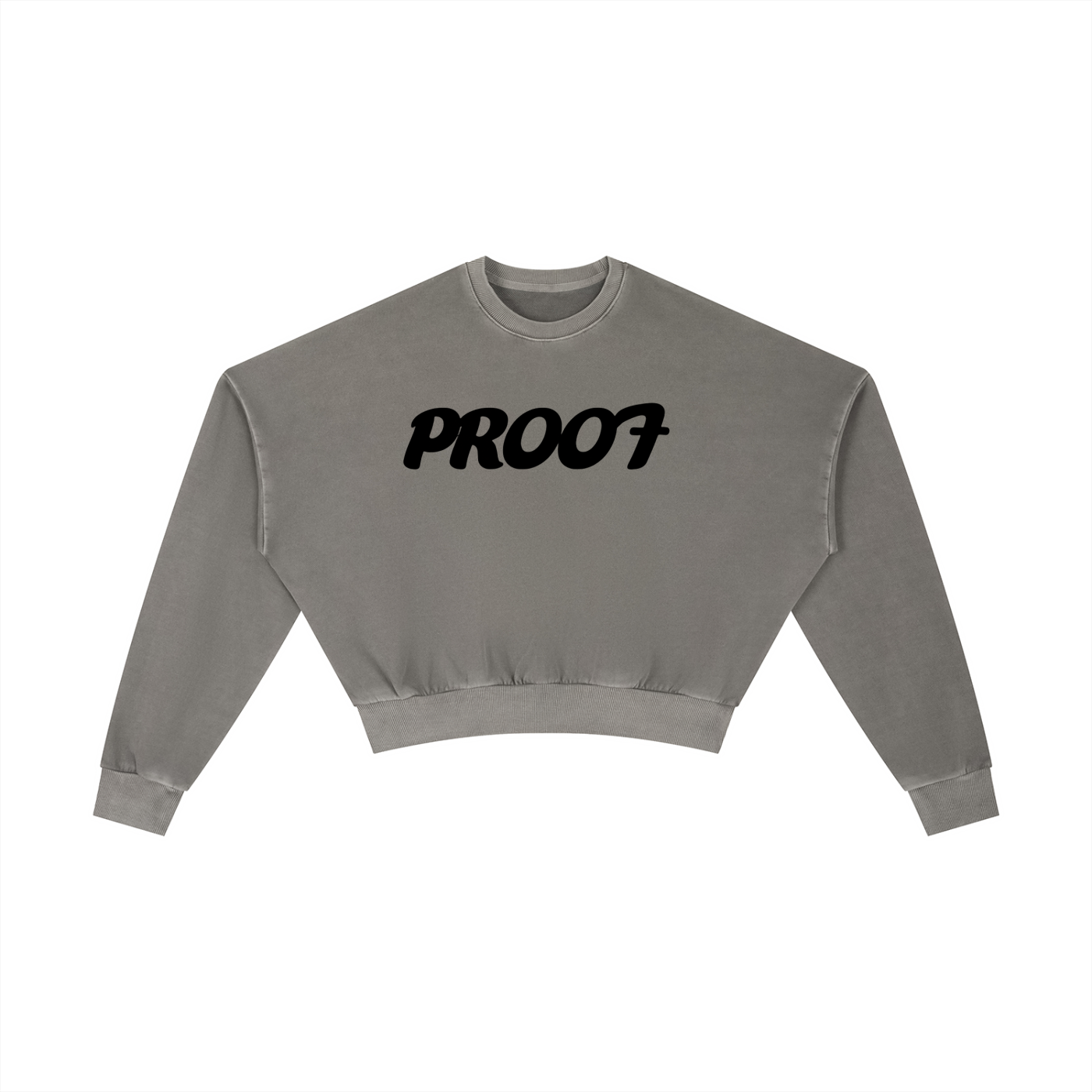 Vintage Washed Cropped Sweatshirt