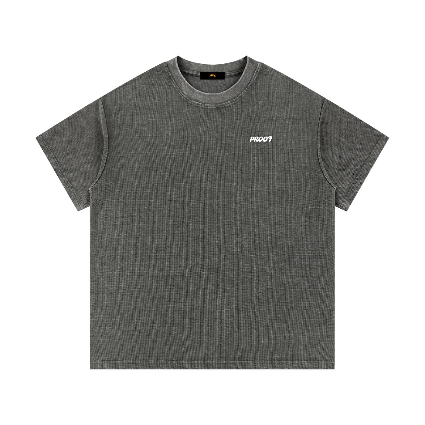 Mineral Wash Waffle Knit T-Shirt