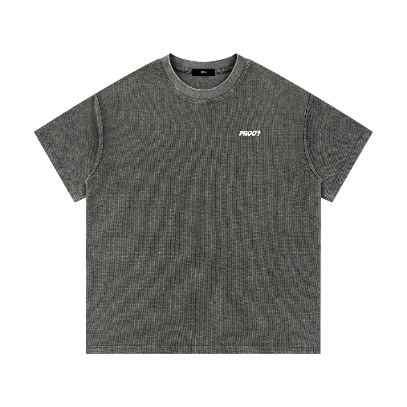 Mineral Wash Waffle Knit T-Shirt