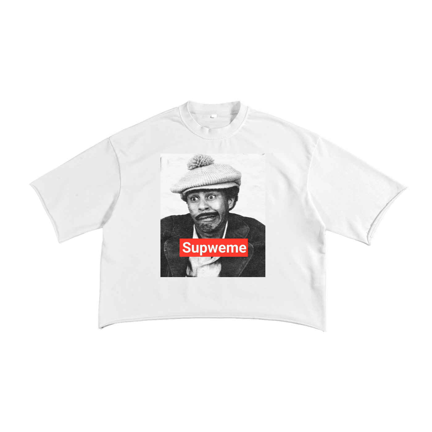 French Terry Raw Edge T-Shirt