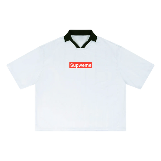 Striped Boxy Soccer Jersey