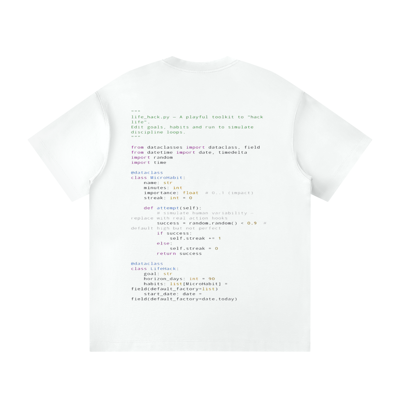 Classic Loose Fit Crewneck T