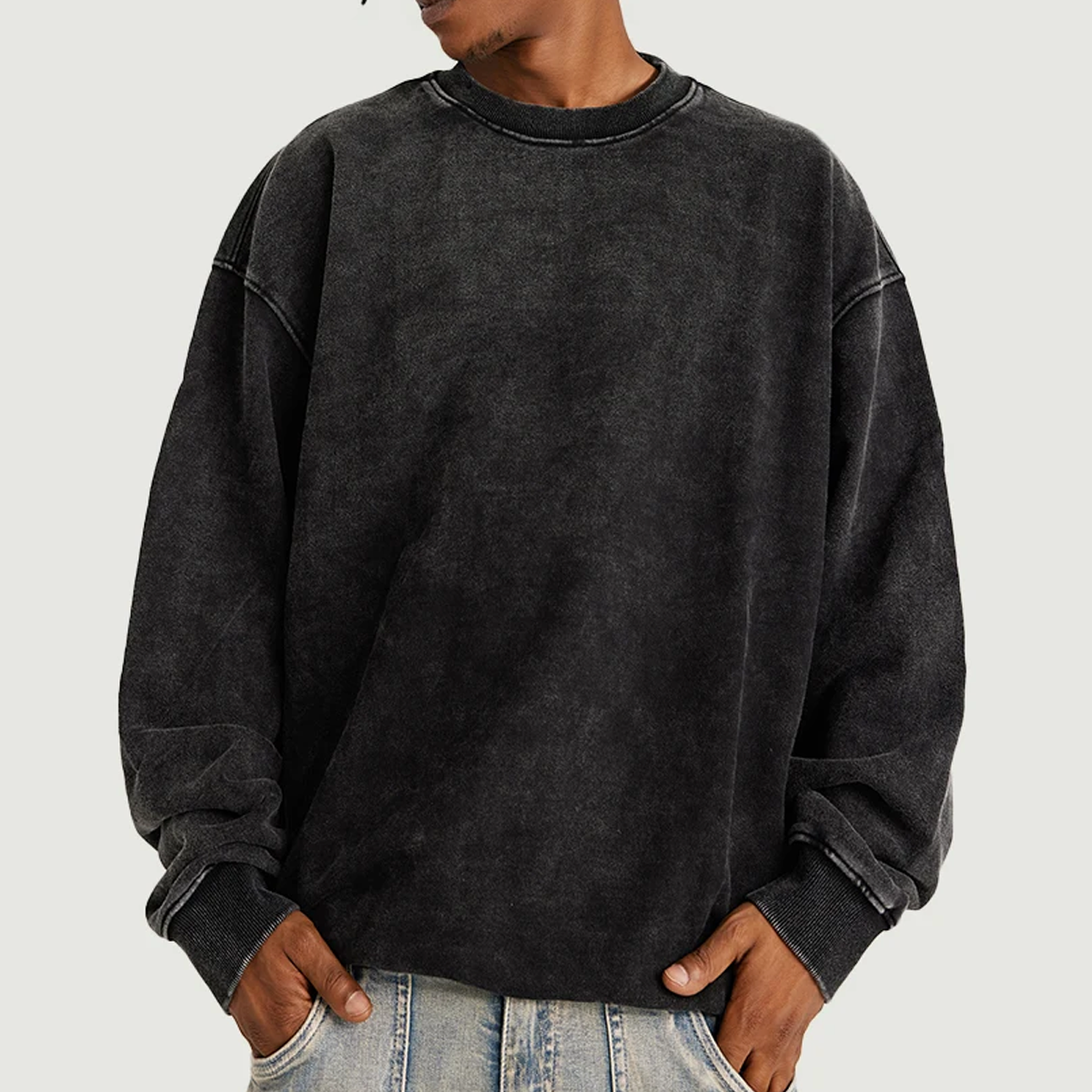 Active Heavyweight Oversized Faded Sweatshirt