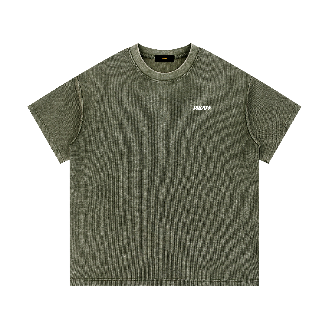 Mineral Wash Waffle Knit T-Shirt