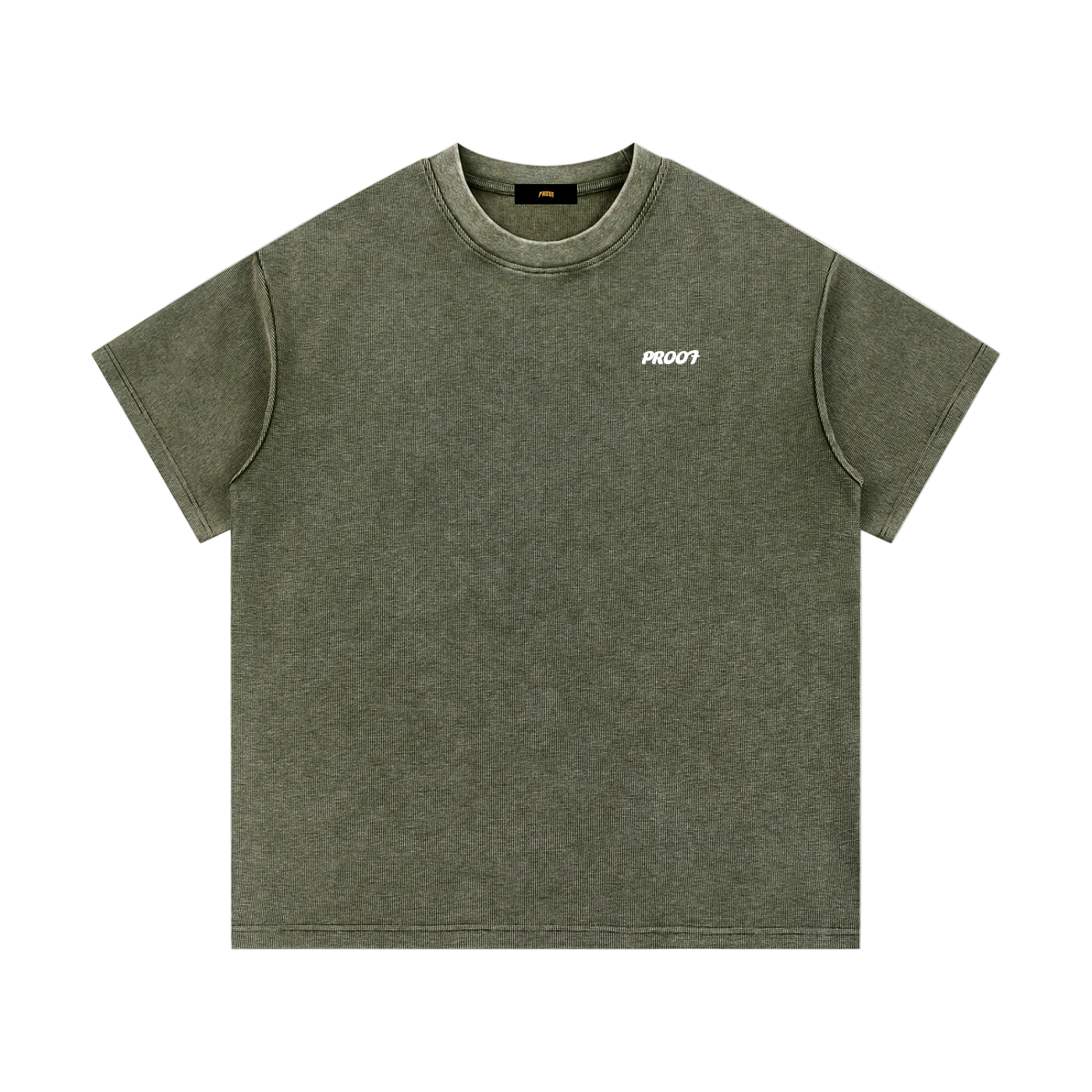 Mineral Wash Waffle Knit T-Shirt