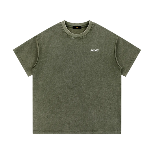 Mineral Wash Waffle Knit T-Shirt