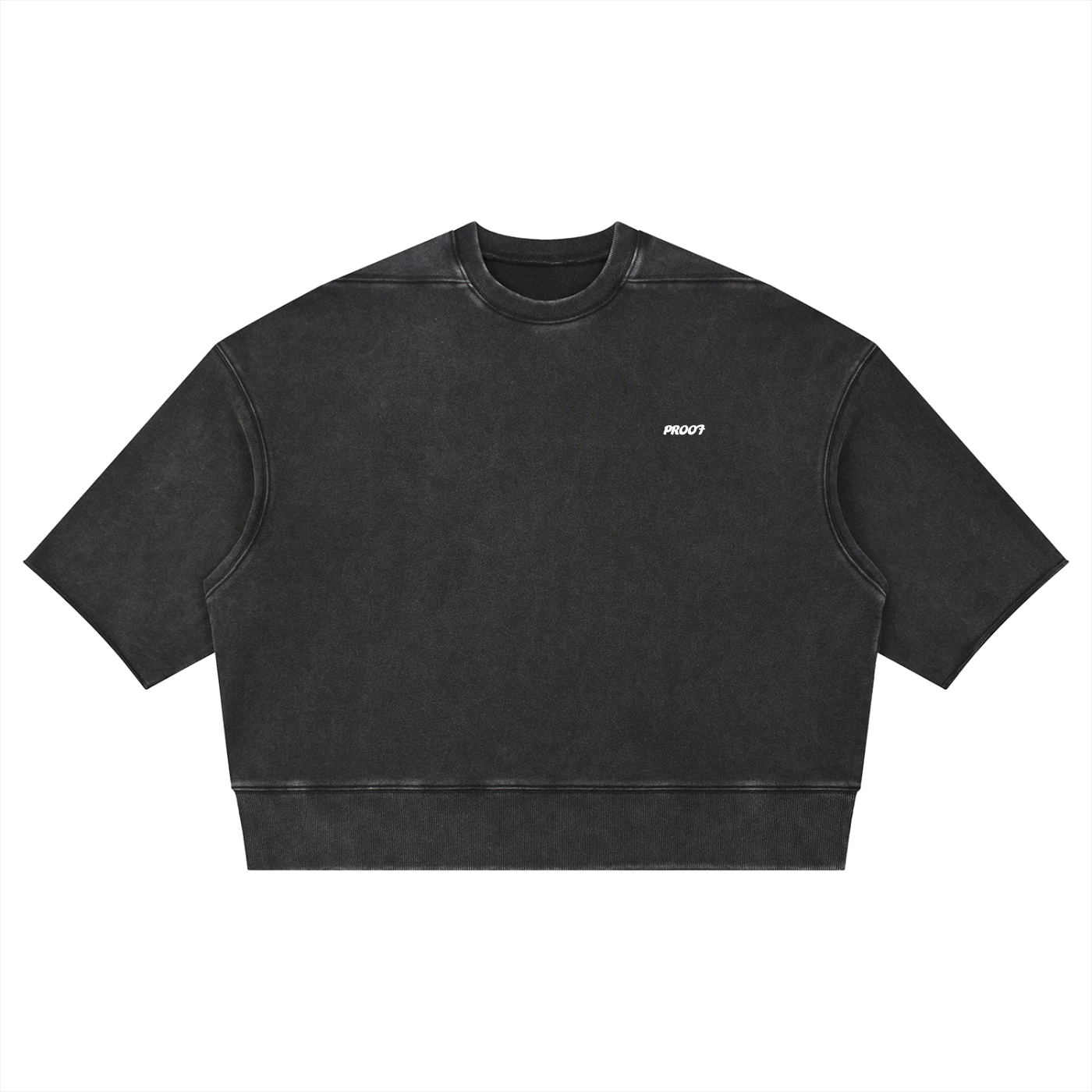 Mineral Wash Boxy Raw Edge