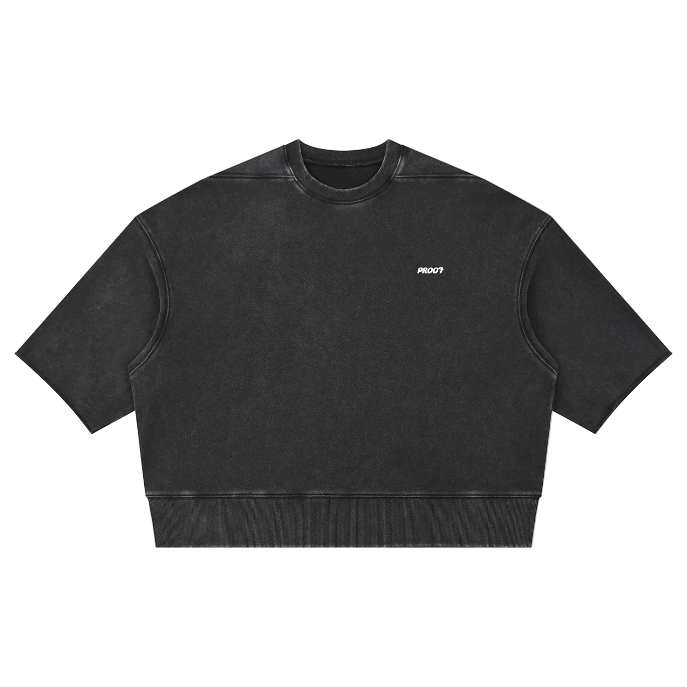 Mineral Wash Boxy Raw Edge