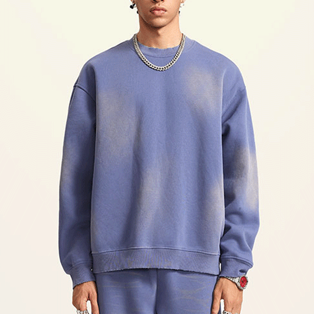 Distressed Heavyweight Sweatshirt