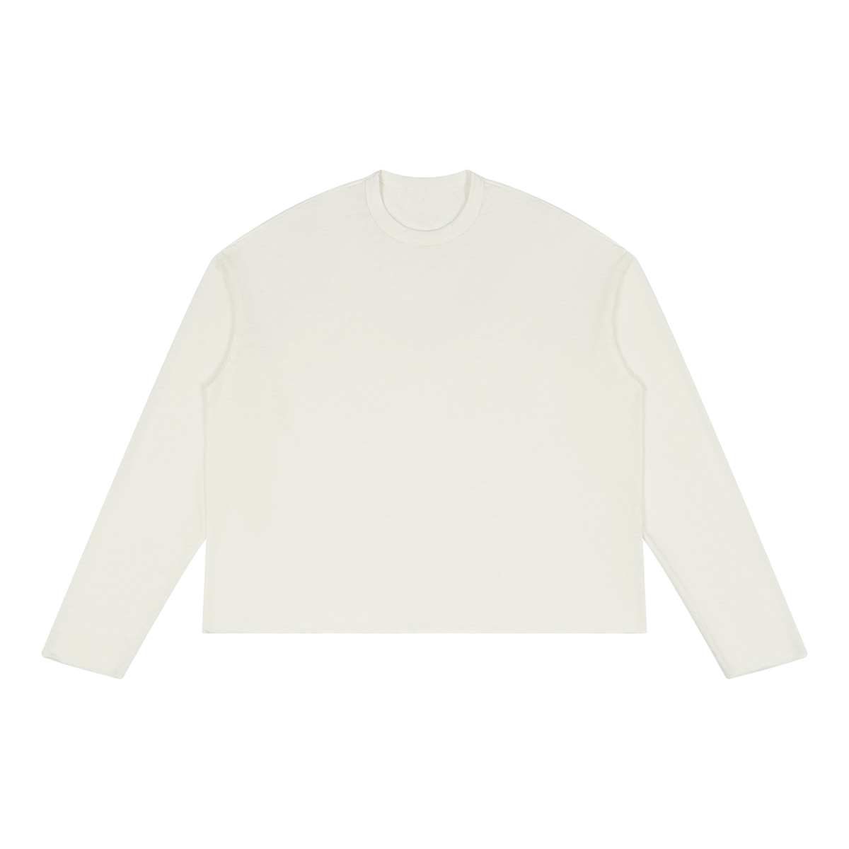 Raw Edge Long Sleeve T
