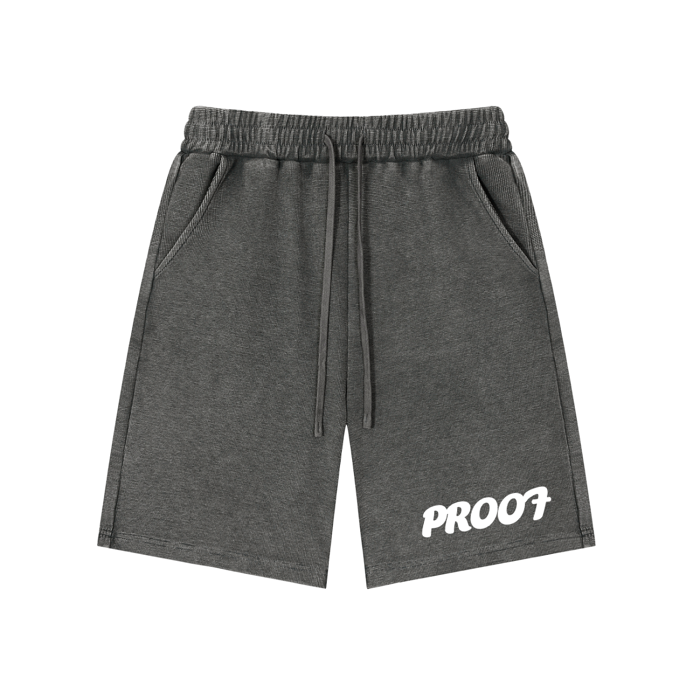 Mineral Wash Waffle Knit Shorts