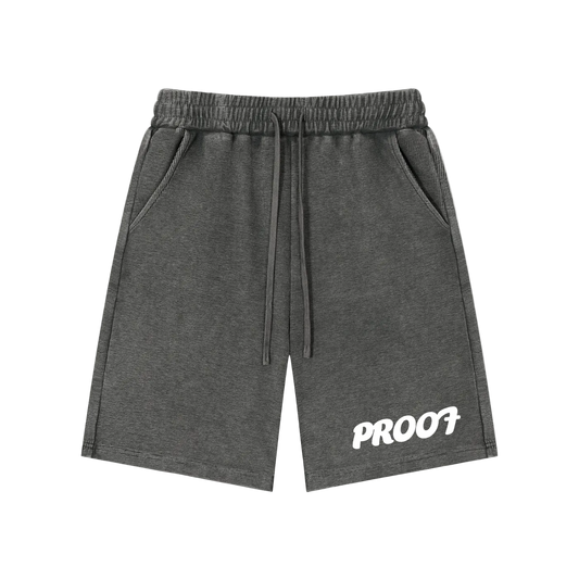 Mineral Wash Waffle Knit Shorts