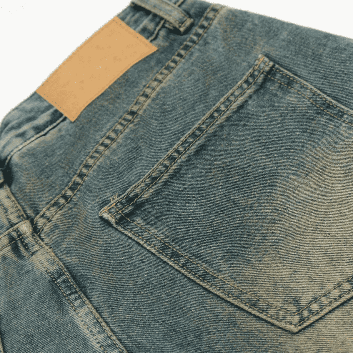 Camouflage Denim Shorts