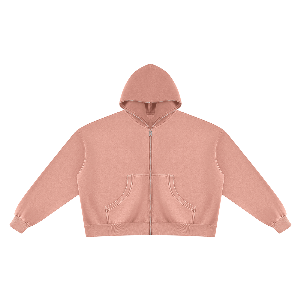 Vintage Wash Fleece Boxy Hoodie