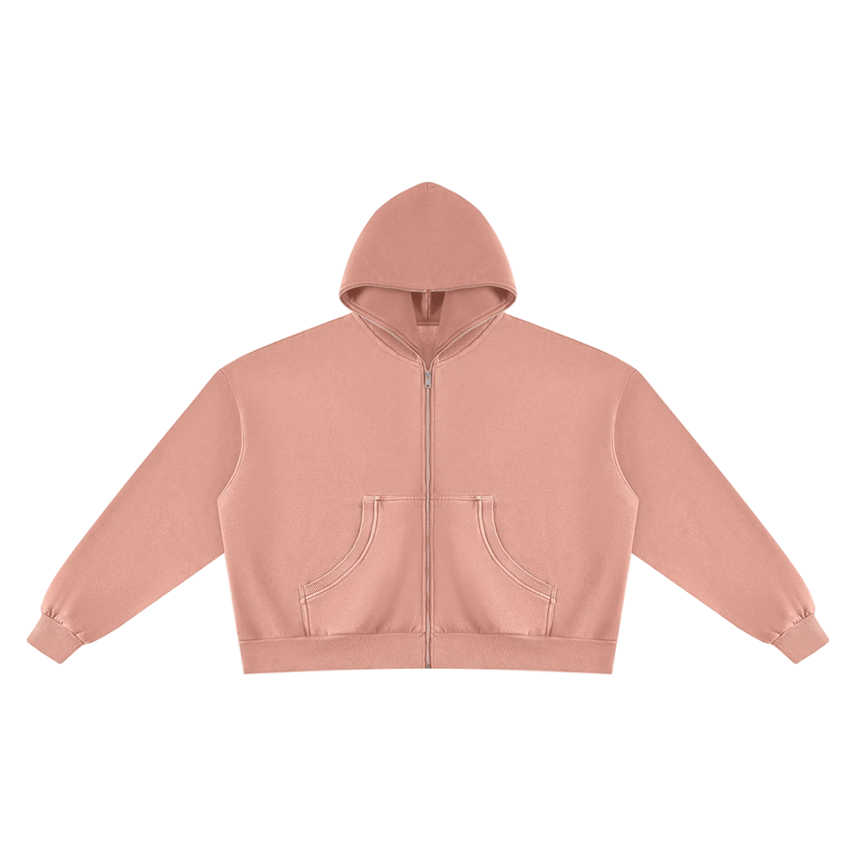 Vintage Wash Fleece Boxy Hoodie
