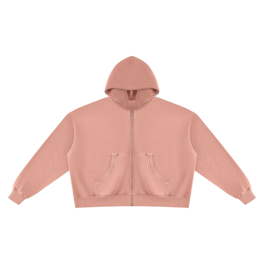 Vintage Wash Fleece Boxy Hoodie