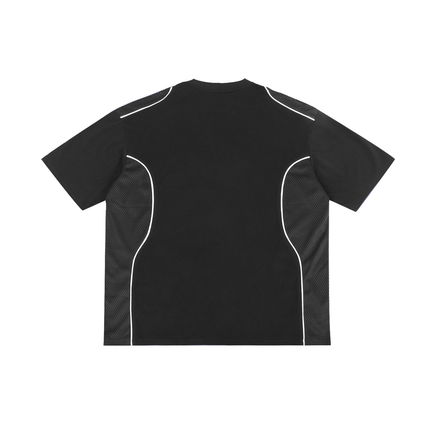 Contrast Piped Panel T-Shirt