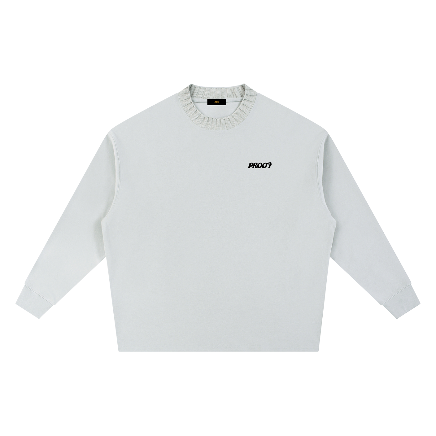 Knitted Round Neck Oversize Sweatshirt