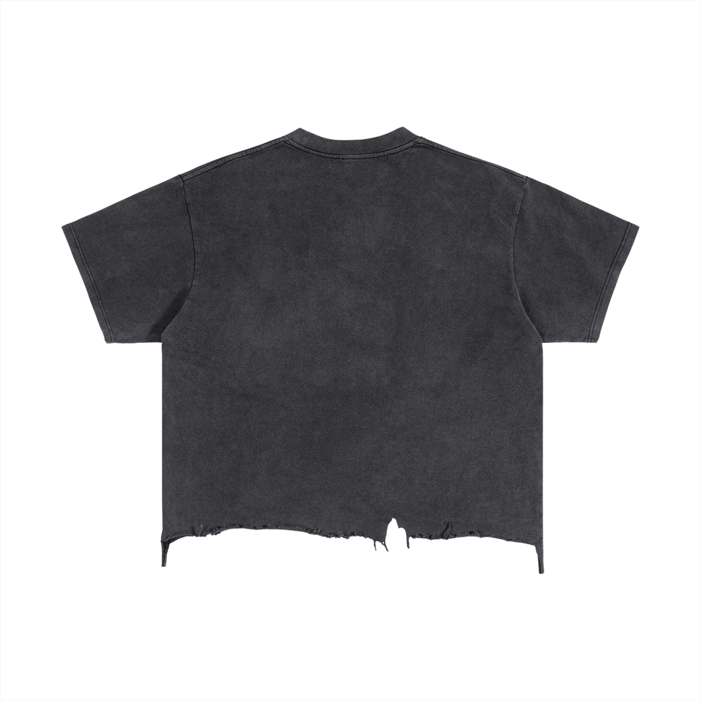 Vintage Wash Boxy Distressed Hem T