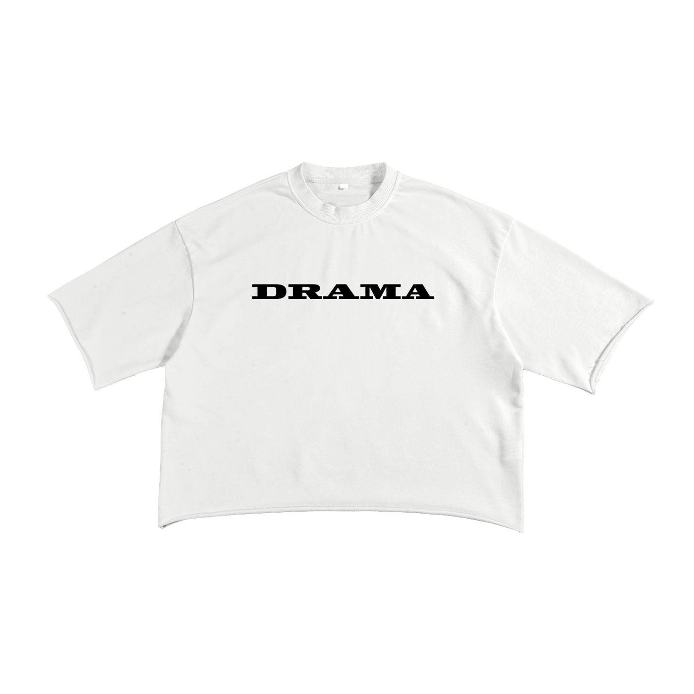 French Terry Raw Edge T-Shirt