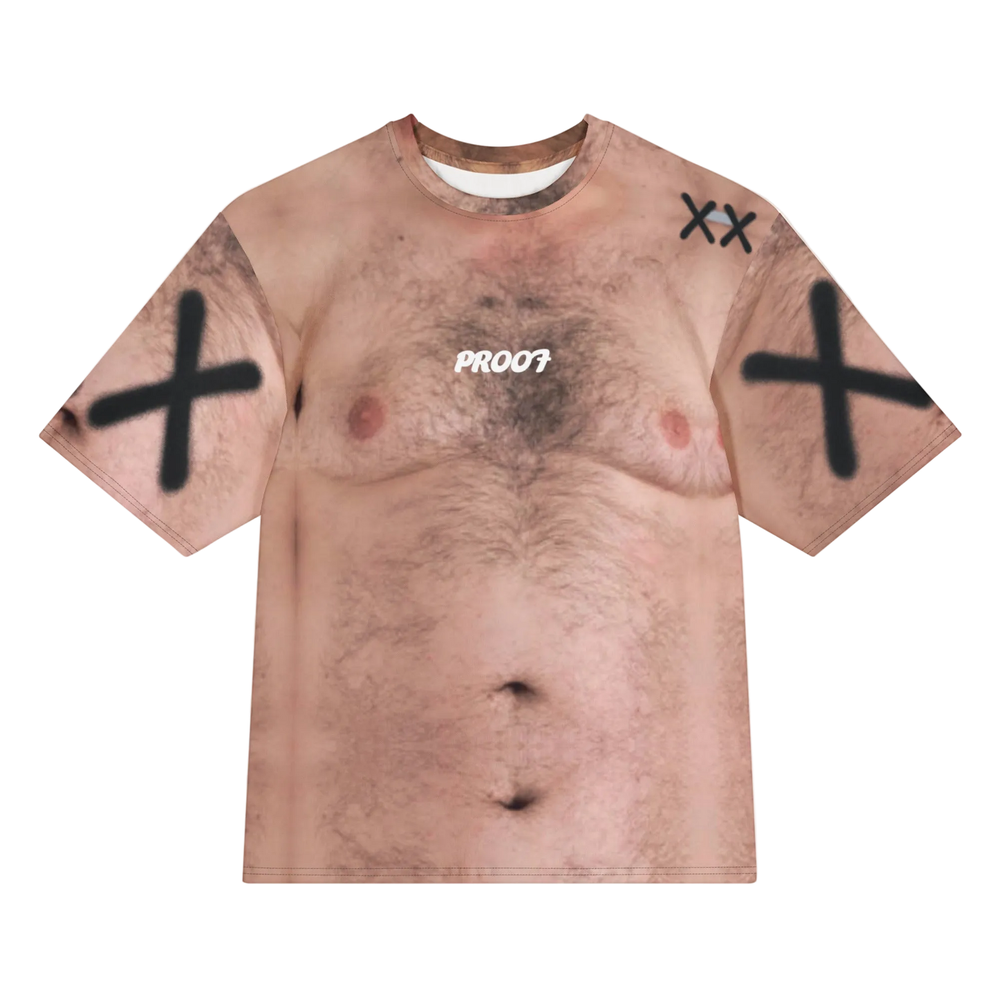 ALIEN F*T GUY Textured Oversized cotton t