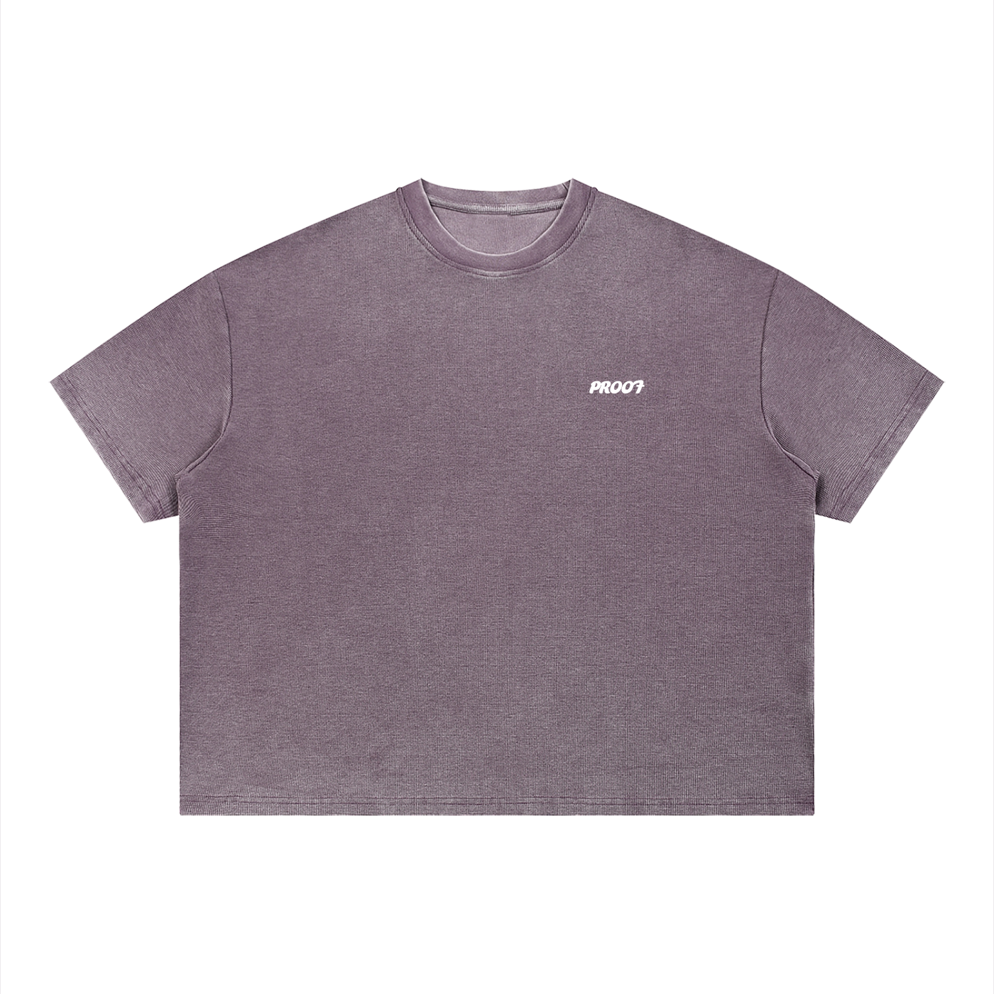 Vintage Wash Sunfade Boxy Waffle T-Shirt