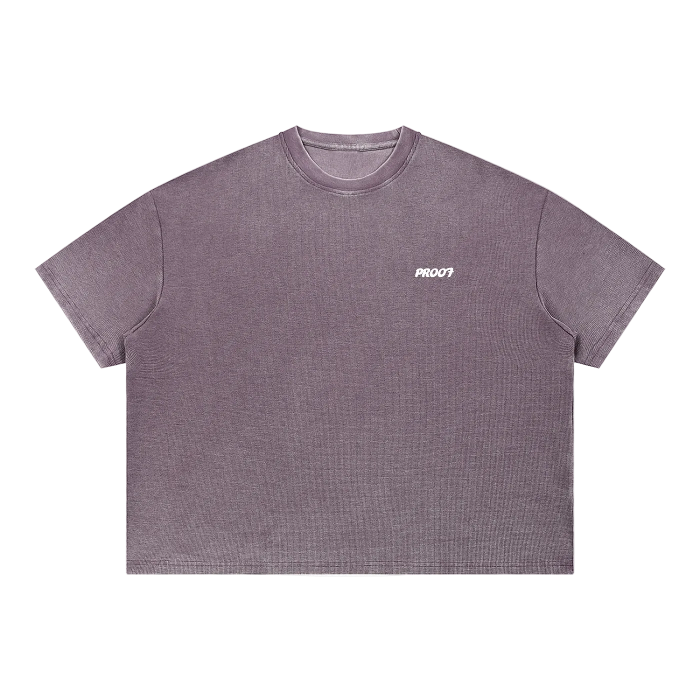 Vintage Wash Sunfade Boxy Waffle T-Shirt