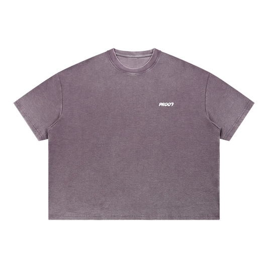 Vintage Wash Sunfade Boxy Waffle T-Shirt