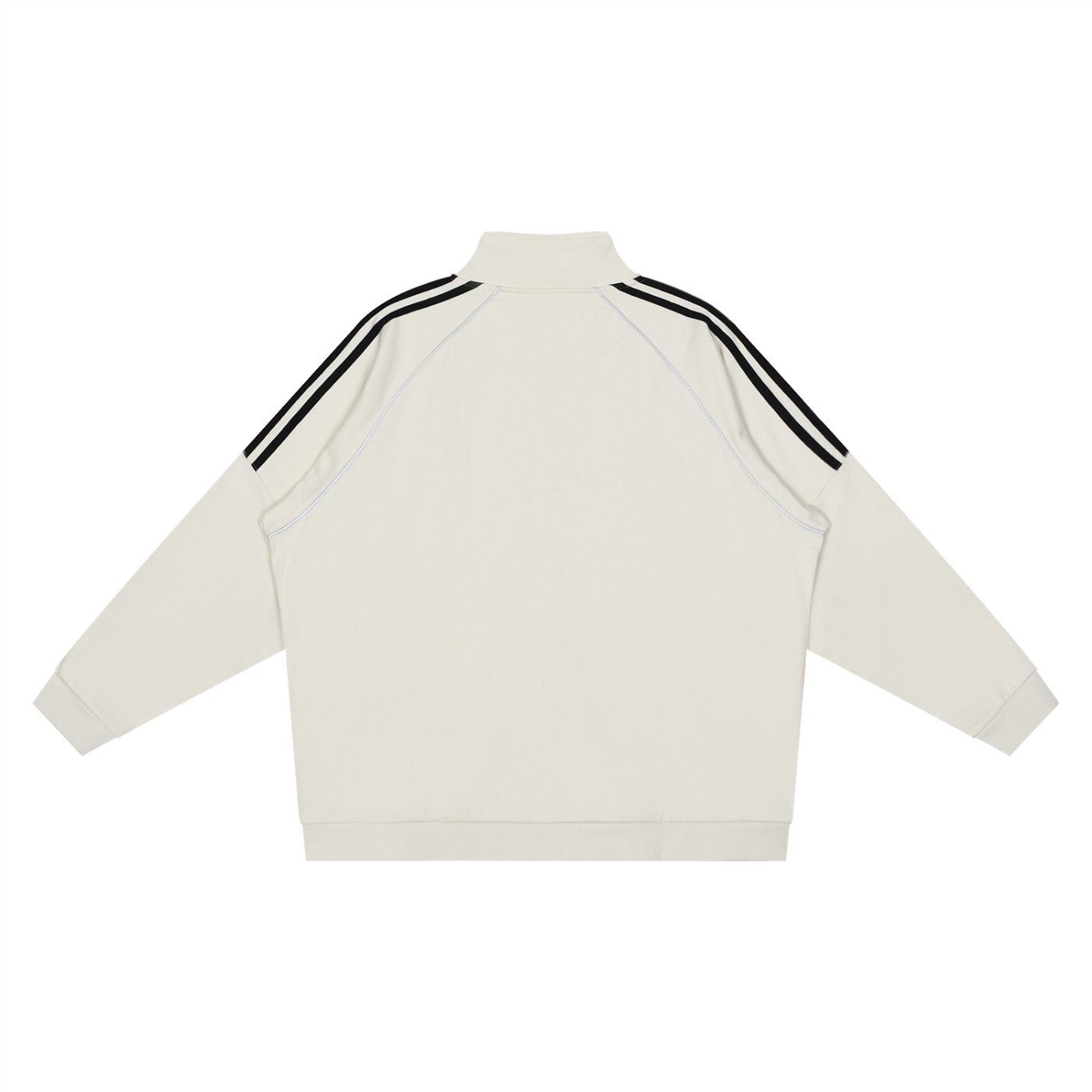 Striped Raglan Sleeve  Jacket