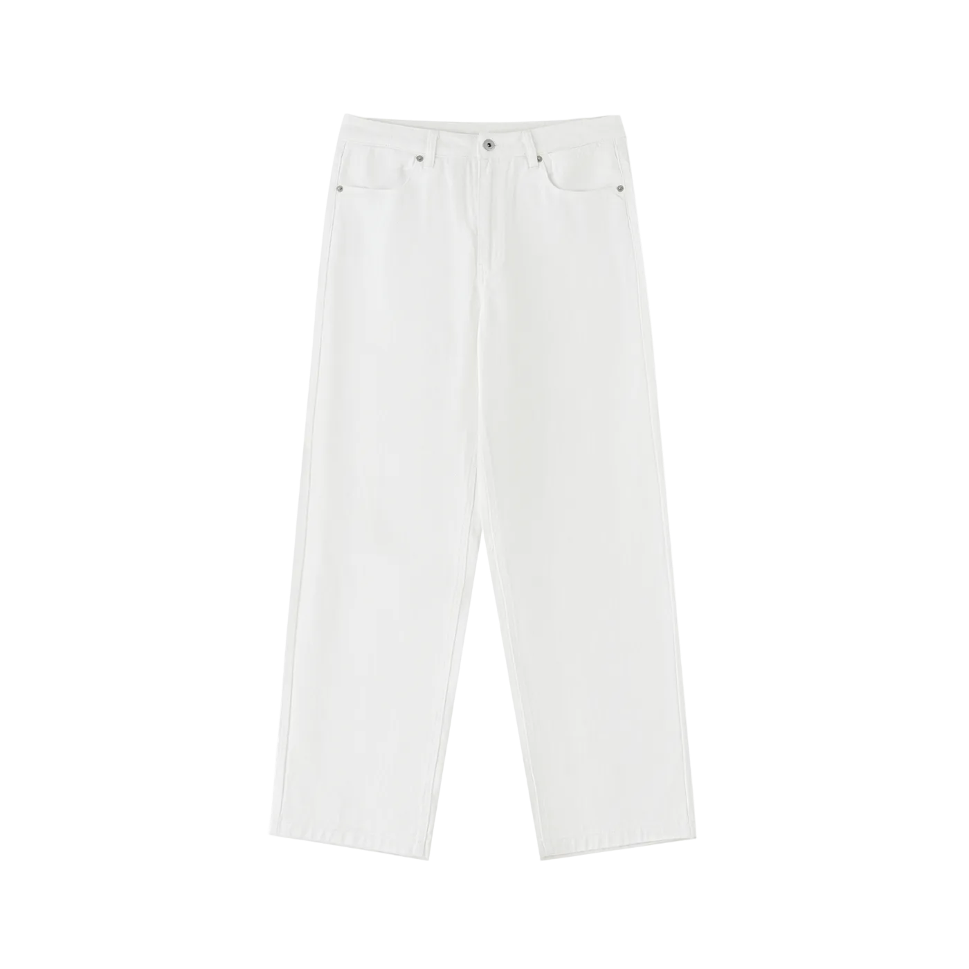 Heavyweight Cotton Straight-Leg Pants